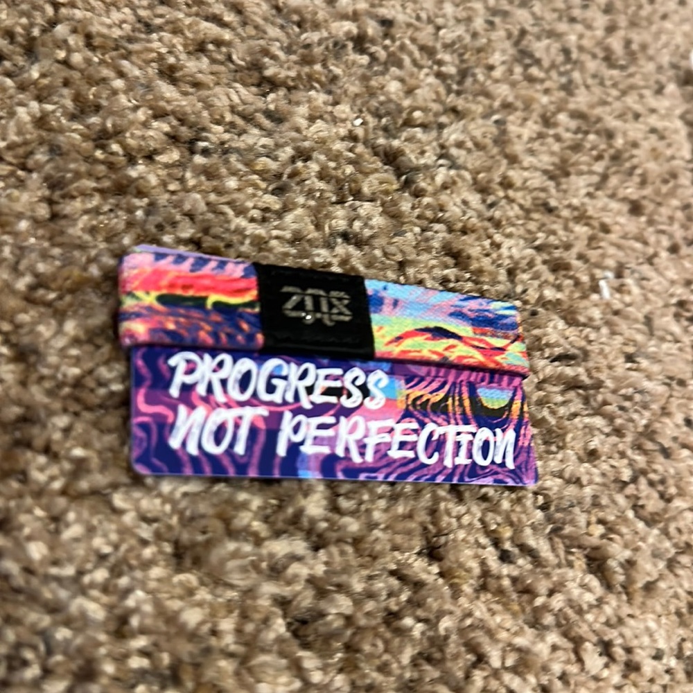 Progress not perfection zox band